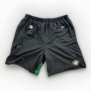 New York Jets Nike Shorts Mens 3XL Black On Field Dri Fit Athletic Performance